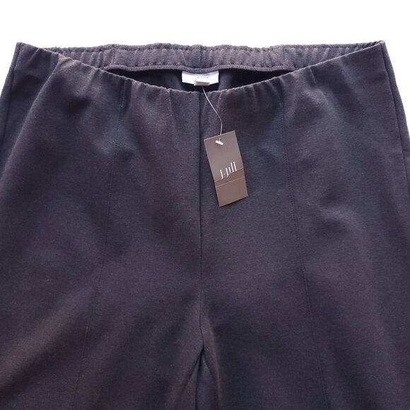 NWT J Jill Ponte Leggings XL Espresso Heather Pull on Pants Knit Stretch 233791 - Picture 2 of 11